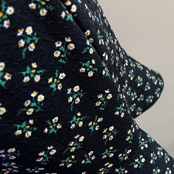 Anthropologie Hutch Ditzy Corset Black Floral Mini Dress Twee Indie Boho - Picture 7 of 8